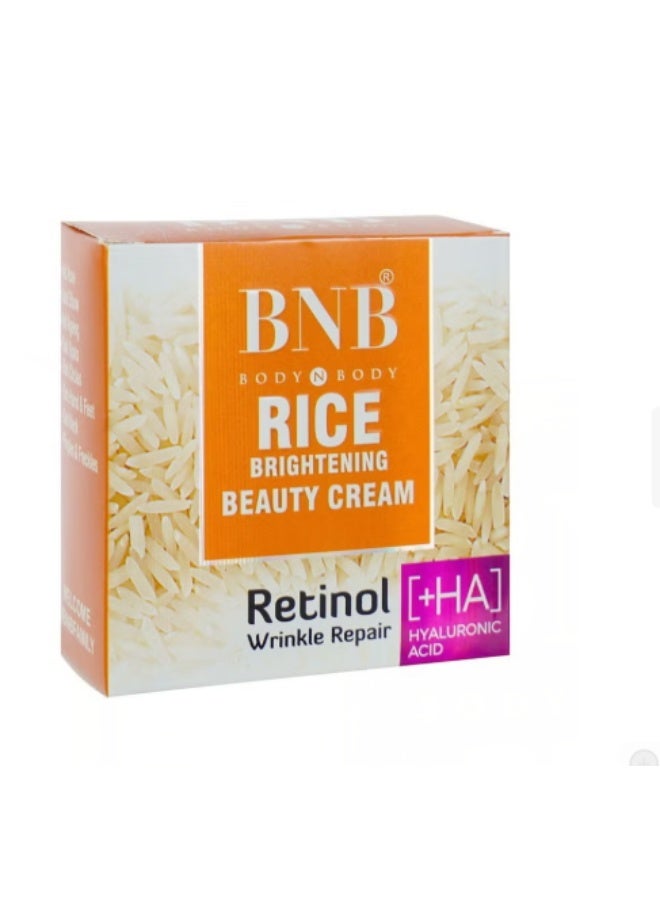 بي ان بي كريم تجميل لتفتيح البشرة بخلاصة الأرز، غني بالريتينول، ومُعالج للتجاعيد - Image 1