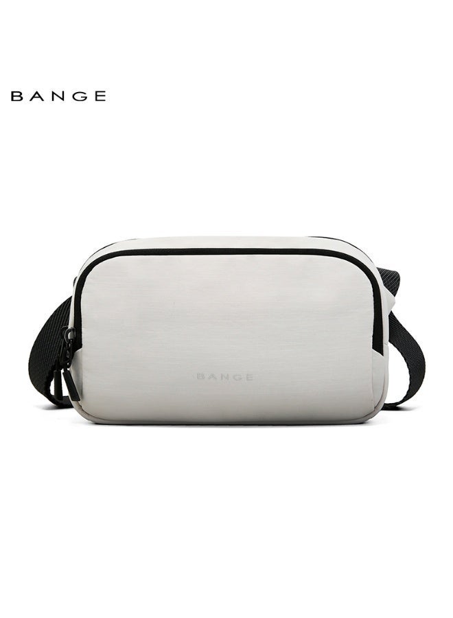 BANGE New Daily Unisex Wholesale Lightweight Waterproof Custom Men Crossbody Messenger Bag 3097 Grey - Image 2