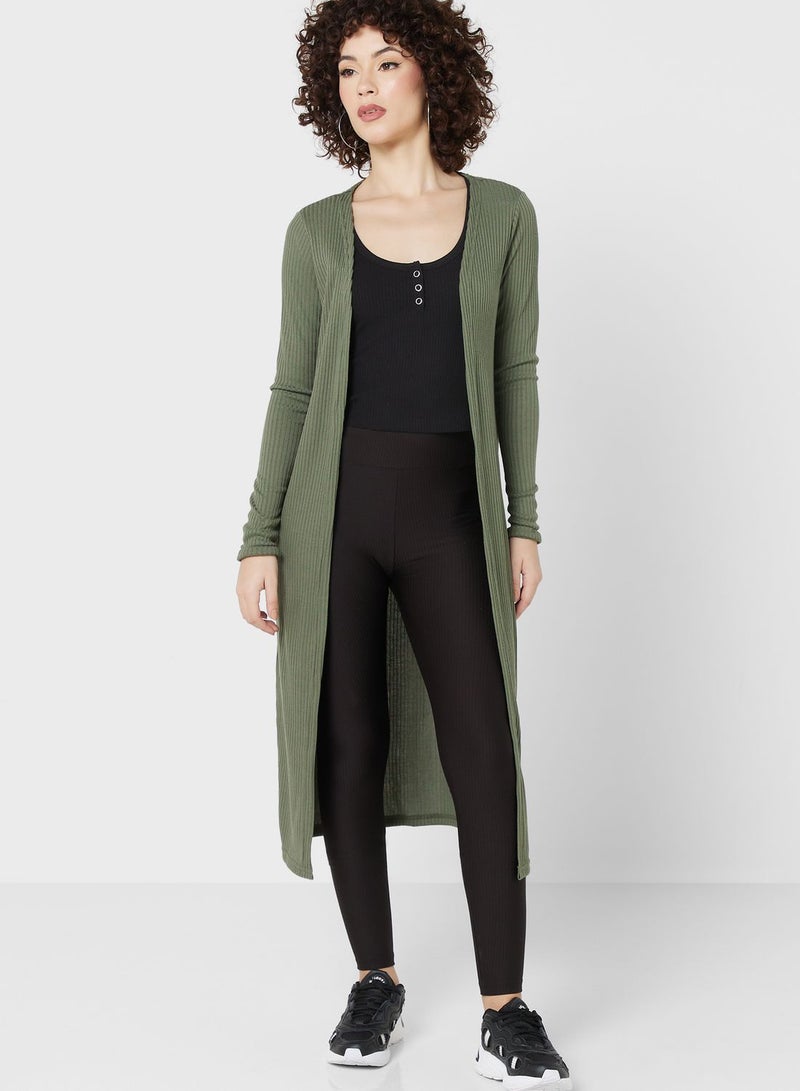 NEW LOOK Puff Sleeve Front Open Cardigan - Image 1
