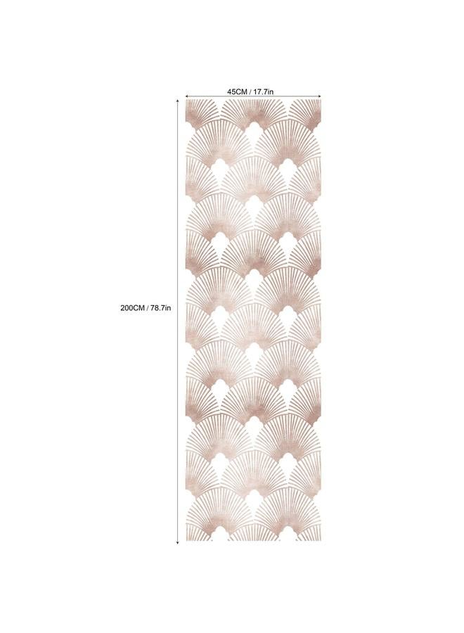 Bluejw Hot Sale Wallpaper Fan-shaped Background Self-adhesive Touch Wallpaper Living Room Bedroom Wall Stickers Furniture Renovation Stickers - Image 1