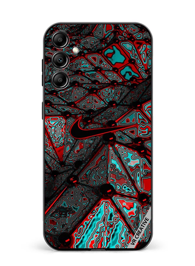 VR CREATIVE غطاء حماية لجهاز سامسونج جالاكسي A15 5G/تصميم نايك متعدد الألوان - Image 1
