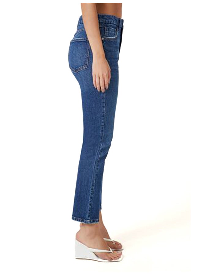 FOREVER 21 High-Rise Straight Jeans  - Image 3
