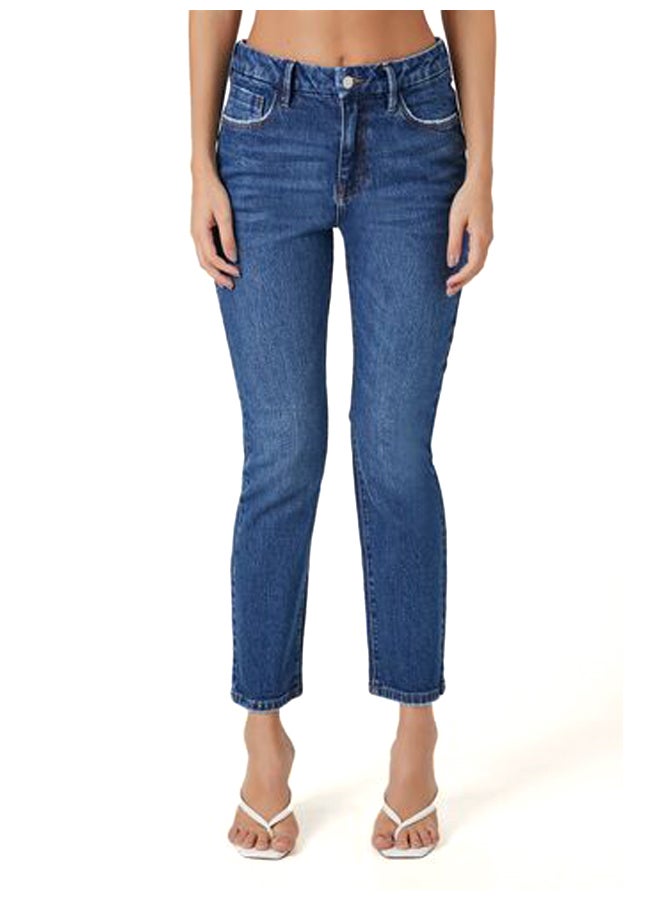 FOREVER 21 High-Rise Straight Jeans  - Image 4