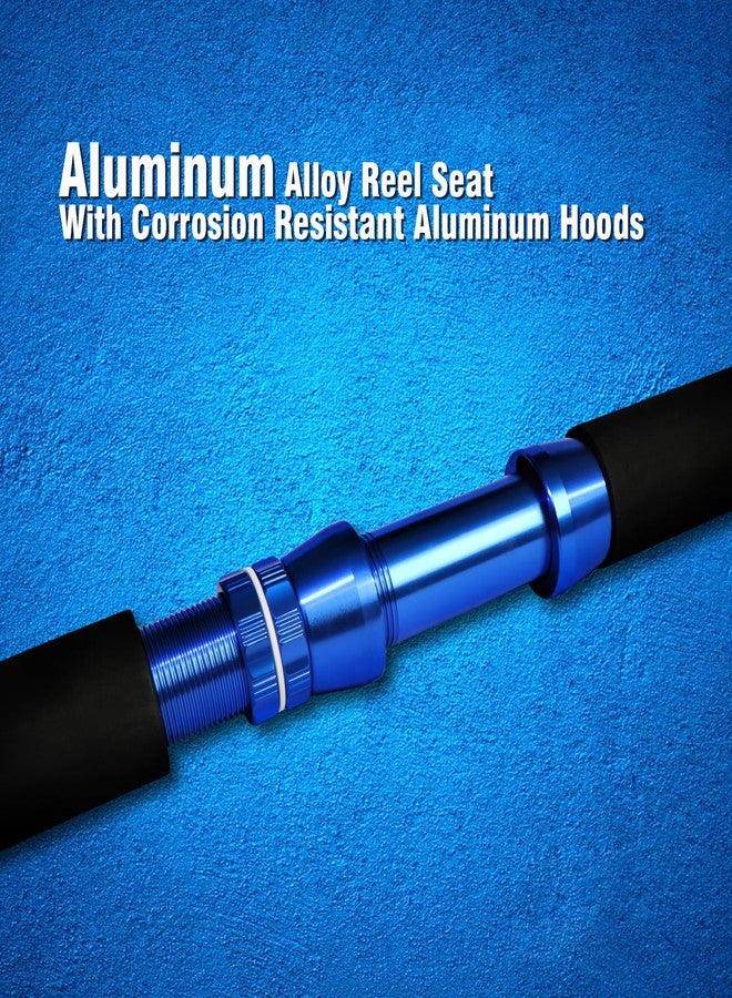 Fiblink Fishing Jigging Rod Carbon Fiber Casting & Spinning Rod 2 Piece Twin-Tip Fishing Rod (6' 50-80lbs) - Image 5