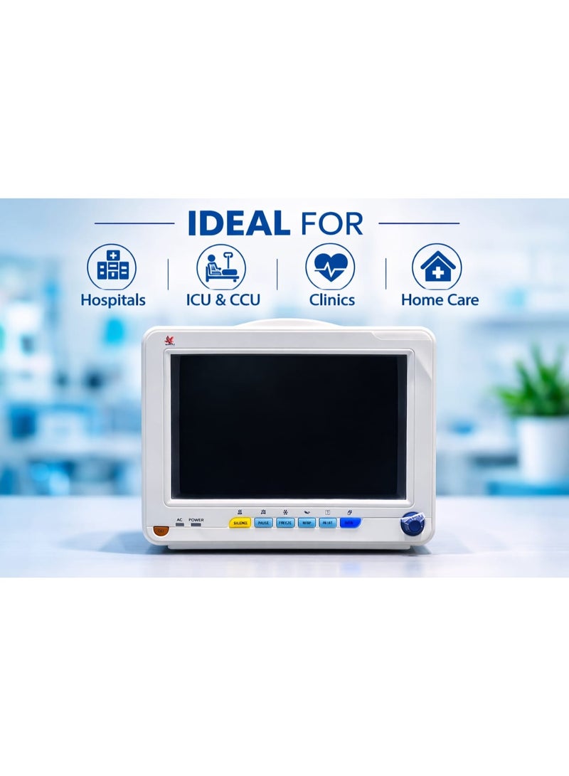 Altivox 6-Parameter Patient Monitor(without Printer) - Image 5