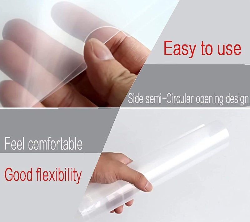 FUTURE X Pack of 100 L-Type Transparent A4 Size Document Sleeve Project Document Holder Plastic Folder for Document Paper Certificate - 100 Pieces for Multipurpose Use - Image 2