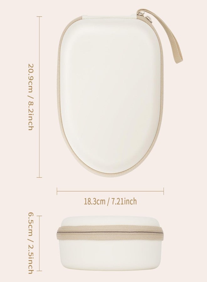 Yinke حافظة يينك الصلبة لسماعات WH-CH510 / JBL Tune 510BT، حقيبة تخزين واقية للسفر (بيضاء) - Image 4