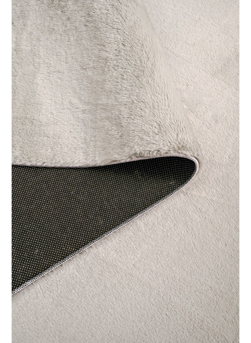 Home auraa Carpet Rug Anti-Slip – Size 160 x 230 cm – 5.25x7.55 ft | Horizon Shaggy Design - Grey Color | Ideal Carpet for Living Room, Bedroom, Office, Hallway or Balcony - Image 5