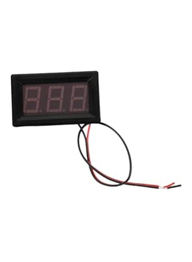 مقياس الفولتميتر الرقمي المصغر LED لقياس الجهد المستمر مع شاشة تركيب لوحة القيادة - Image 1