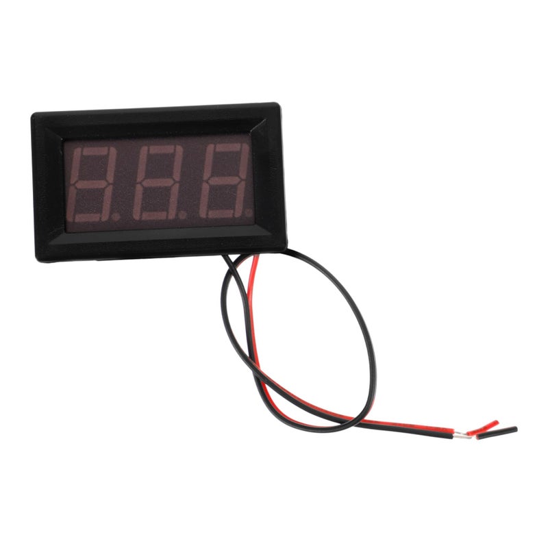 مقياس الفولتميتر الرقمي المصغر LED لقياس الجهد المستمر مع شاشة تركيب لوحة القيادة - Image 2