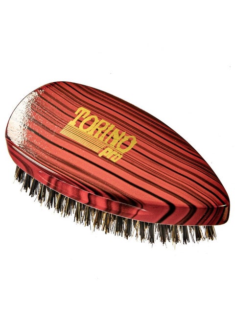 Torino Pro Wave Brush 905 Pointy Palm Medium Hard Bristles Reinforced Bristles Patented Design Great For Wolfing To Manage Your 360 Waves