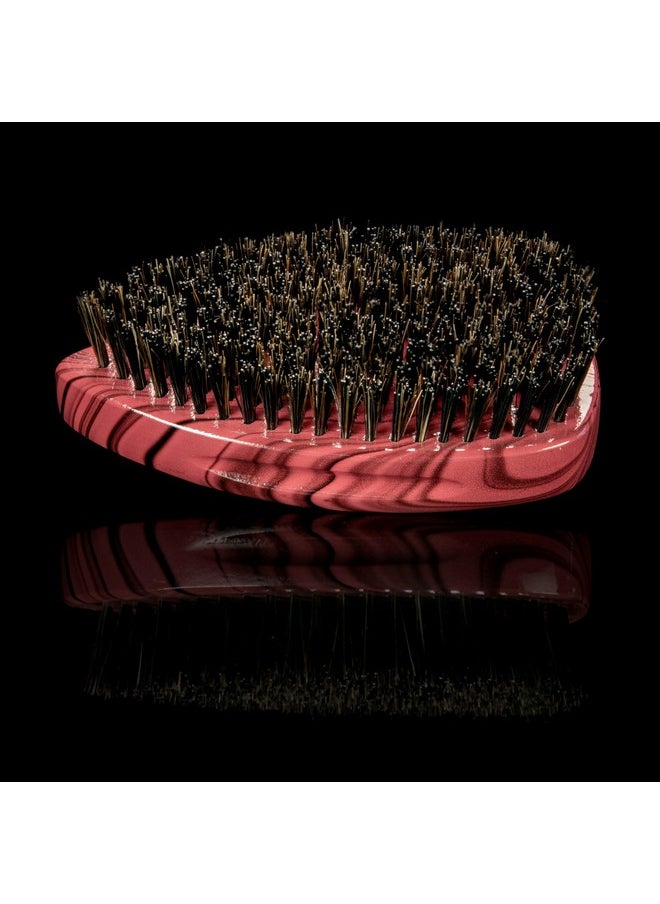 TORINO PRO WAVE BRUSHES BY BRUSH KING - Torino Pro Wave Brush 905 Pointy Palm Medium Hard Bristles Reinforced Bristles Patented Design Great For Wolfing To Manage Your 360 Waves - Image 1