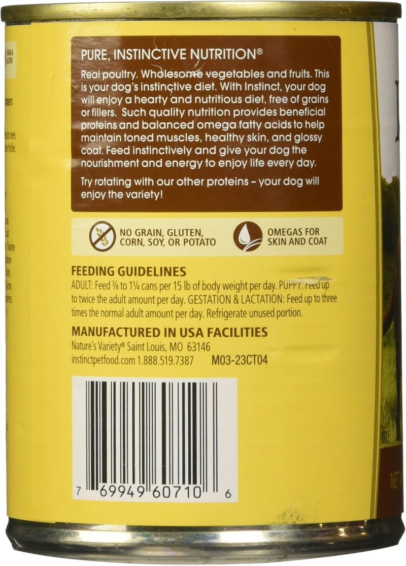 Instinct Grain-Free Original Real Chicken Recipe Wet Dog Food - 13.2OZ - Image 3