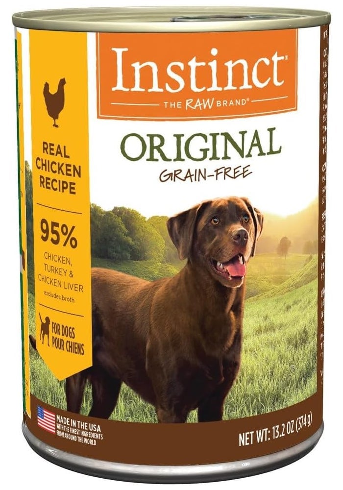 Instinct Grain-Free Original Real Chicken Recipe Wet Dog Food - 13.2OZ - Image 1