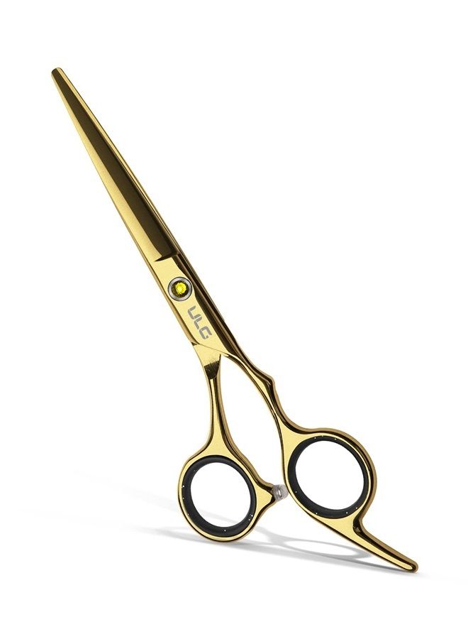 ULG Hair Cutting Scissors, ULG Hair Shears 6.5 inch Hairdressing Hair Scissor, Salon Razor Edge Hair Cutting Shears, Japanese Stainless Steel Haircut Scissors with Detachable Finger - Image 1