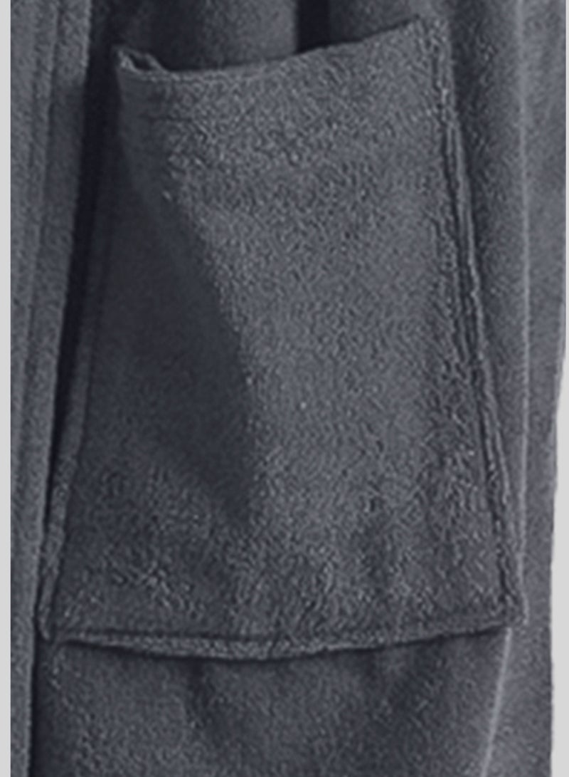 Banotex Bath robe 100% soft cotton with a pocket and a distinctive waist belt in a multi-size elegant design  - Image 4