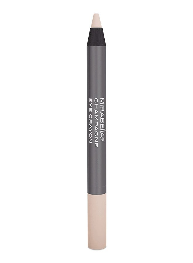 Mirabella Eye Crayon Jumbo Waterproof Eyeliner Pencil, Ultra-Creamy and Highly Pigmented Eyeshadow Stick Glides Smoothly and Blends Effortlessly, Offers All-Day Wear and Smoky Looks, Champagne - Image 1