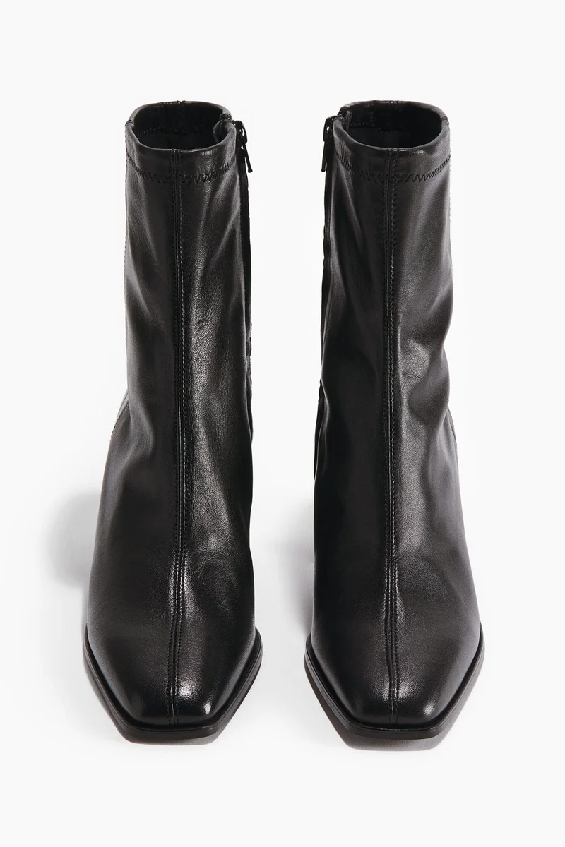 H&M Leather ankle boots