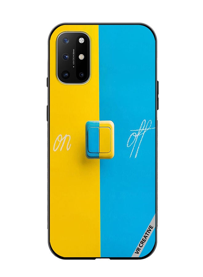 VR CREATIVE Protective Case Cover For OnePlus 8T On Off Design Multicolour - Image 1