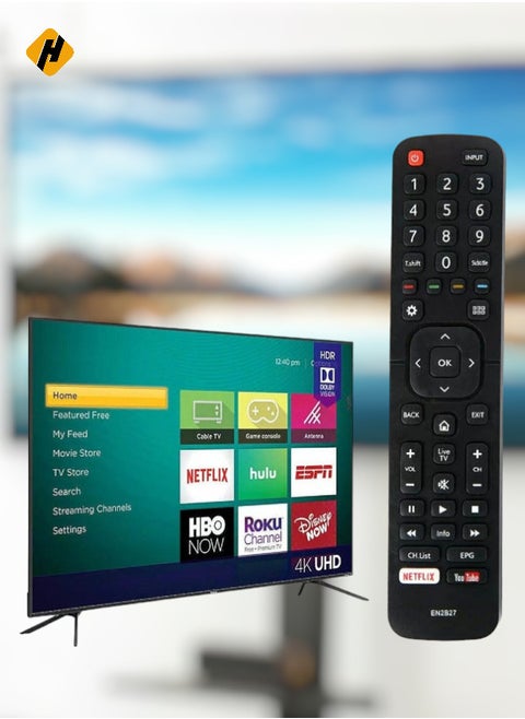 HISENSE TV Remote Control ORIGINAL Smart Remote control EN2B27 OEM EN-2B27 RC3394402/01 3139 238