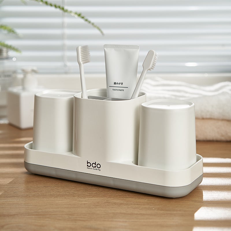 BDO European-style Toothbrush and Toothpaste Storage Set - Image 3