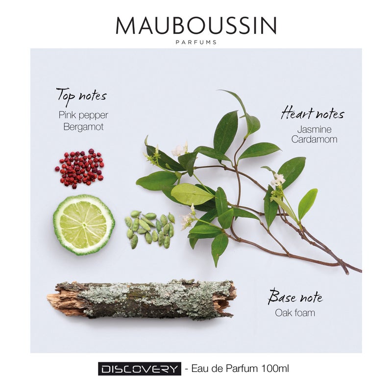 Mauboussin - Discovery 100ml (3.3 Fl Oz) - Eau de Parfum for Men - Woody, Aromatic & Citrus Scents - Image 4