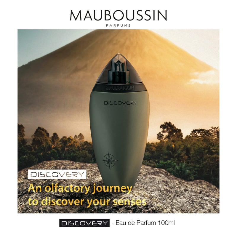 Mauboussin - Discovery 100ml (3.3 Fl Oz) - Eau de Parfum for Men - Woody, Aromatic & Citrus Scents - Image 2