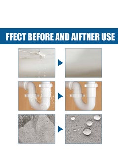 JUE-FISH Jue-Fish Transparent Waterproof Adhesive Transparent Waterproof Coating Bathroom Balcony Free Smashing Brick Roof Leakproof Adhesive 100g + Brush (boxed)  - Image 3