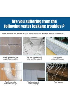 JUE-FISH Jue-Fish Transparent Waterproof Adhesive Transparent Waterproof Coating Bathroom Balcony Free Smashing Brick Roof Leakproof Adhesive 100g + Brush (boxed)  - Image 4
