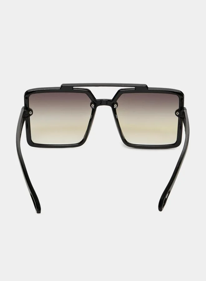 Styli Bar Detailed Full Rim Sunglasses