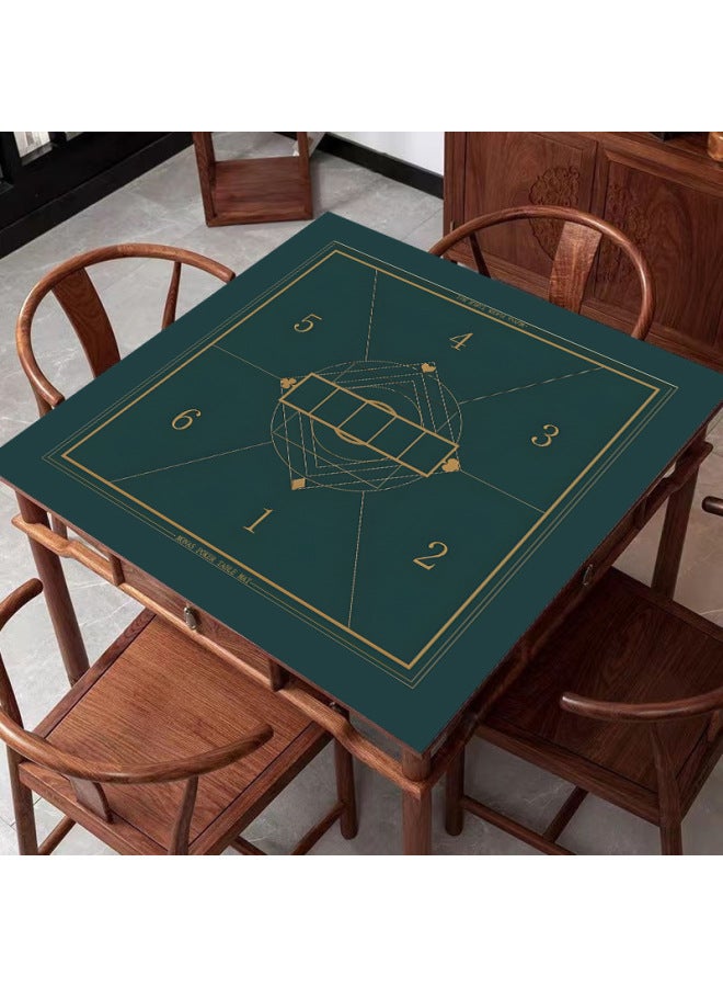 Square Round Texas Hold'em Tablecloth Special Table Mat For Chess And Card Room Playing-Color:Crystal Velvet 60*60cm-Pattern:FH-1011  - Image 1