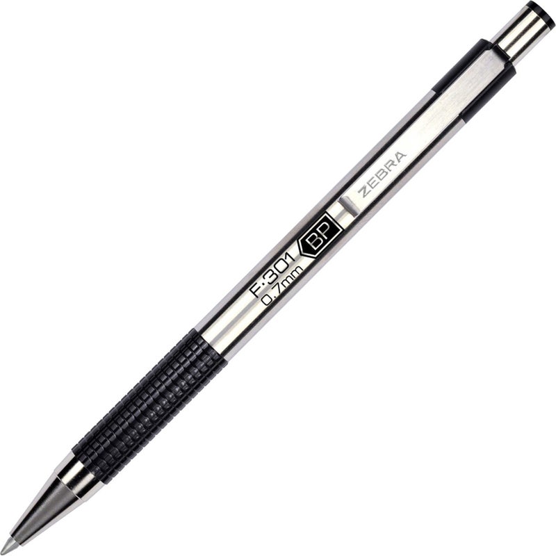 Zebra Pen Zebra F-301 Ballpoint Stainless Steel (Black) - Image 4
