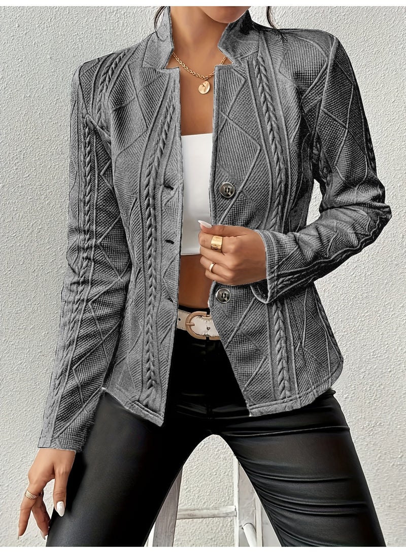 Shougu New Fashionable Casual Ms Suit Blazer - Image 4