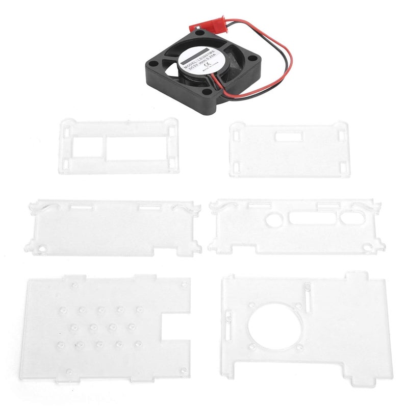 Occasional & permanent usable Transparent Acrylic Shell, Pi 4B Acrylic Case for Raspberry with Cooling Fan, Transparent Shell Accessories Set with a Screw Set Oil resistant Classic trendy design picks Wet anti slip Light sturdy raw material Timely planned dispatch N/S/C nationwide deliver Compact design Replaceable parts Pop-area nearby warehouse Assorted trendy color picks Easy transit optimized build Gulf climate fit Neat shape Hardened processed substance Cross-material combo compatible Small apartment fit Multi option design Natural tone color options Fast warehouse picking Wide range compatible material Easy handling optimized design Multi-demand compliant quality Wide use selected material Suburban residential ship - Image 1