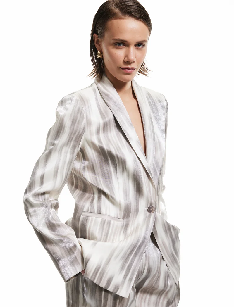 KOTON Satin Blazer Jacket