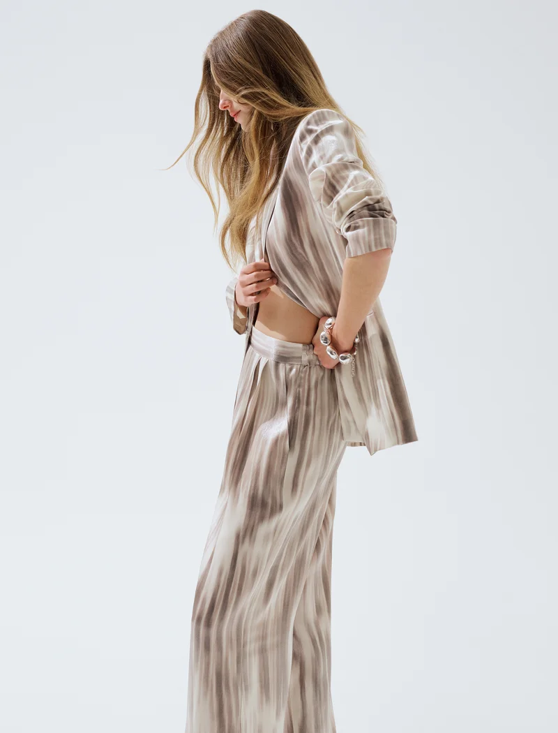 KOTON Satin Blazer Jacket