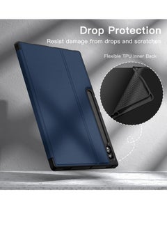 Jetech Case for Samsung Galaxy Tab S9 Ultra 14.6-inch With S Pen Holder Slim Folio Stand Protective Tablet Cover Multi Angle Viewing Navy Blue  - Image 5
