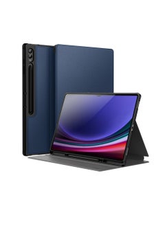 Jetech Case for Samsung Galaxy Tab S9 Ultra 14.6-inch With S Pen Holder Slim Folio Stand Protective Tablet Cover Multi Angle Viewing Navy Blue  - Image 1