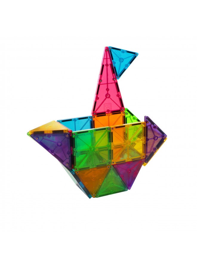 MAGNA-TILES Classic 32-Piece Magnetic Construction Set, The ORIGINAL Magnetic Building Brand - Image 5