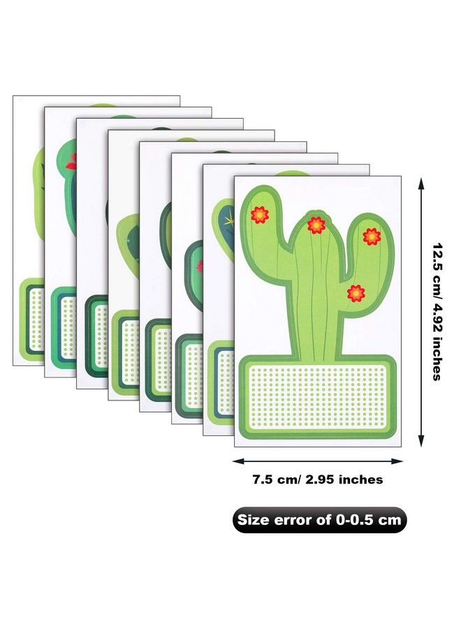 Outus 64 Pieces Cactus Cutouts Bulletin Board Decor Cactus Name Tags Stickers Cactus Theme Labels For Classroom Bulletin Board Decorations - Image 3
