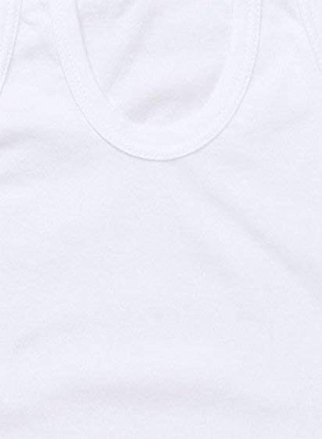 IGNOTO Inner Wear Vest, Cotton Sando/Baniyan, 100% Cotton Housiry || Cotton Vest Top Undershirt (Pack of 3, Size-80cm) White - Image 5