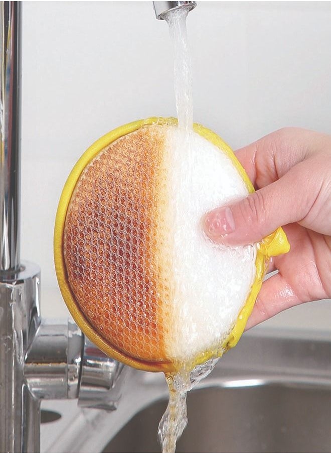 ZCM-HAPPY 10-Piece Cleaning Sponge Double-Sided Brush  - Image 2