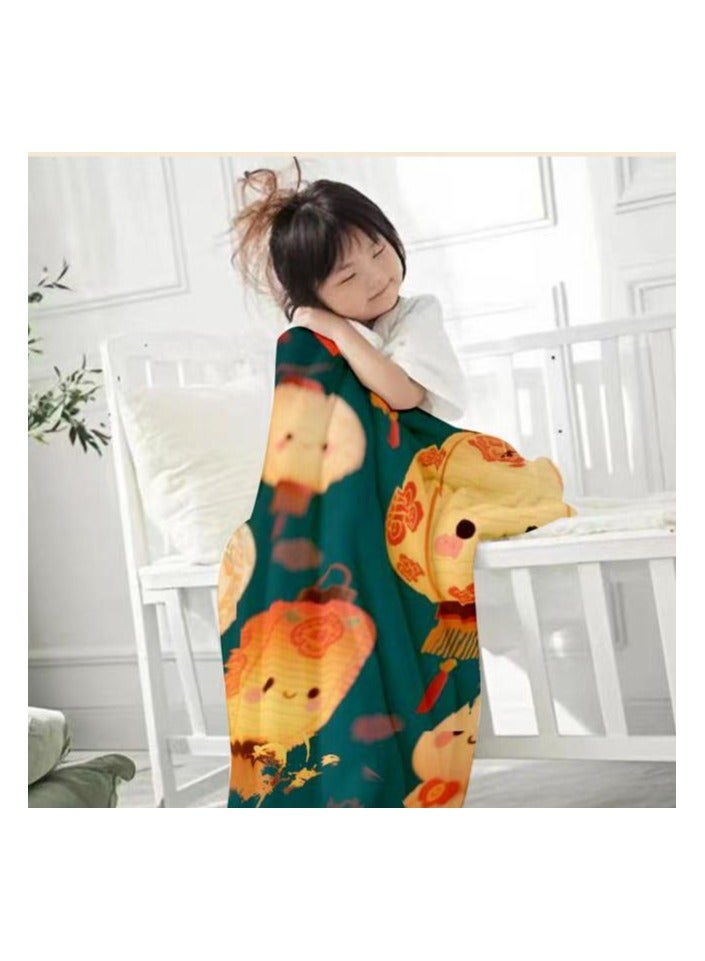 general Flannel thin blanket (warm and comfortable, suitable for sleep, gaming, dust removal and sandproof) 150cm*200cm - 793 - Image 3