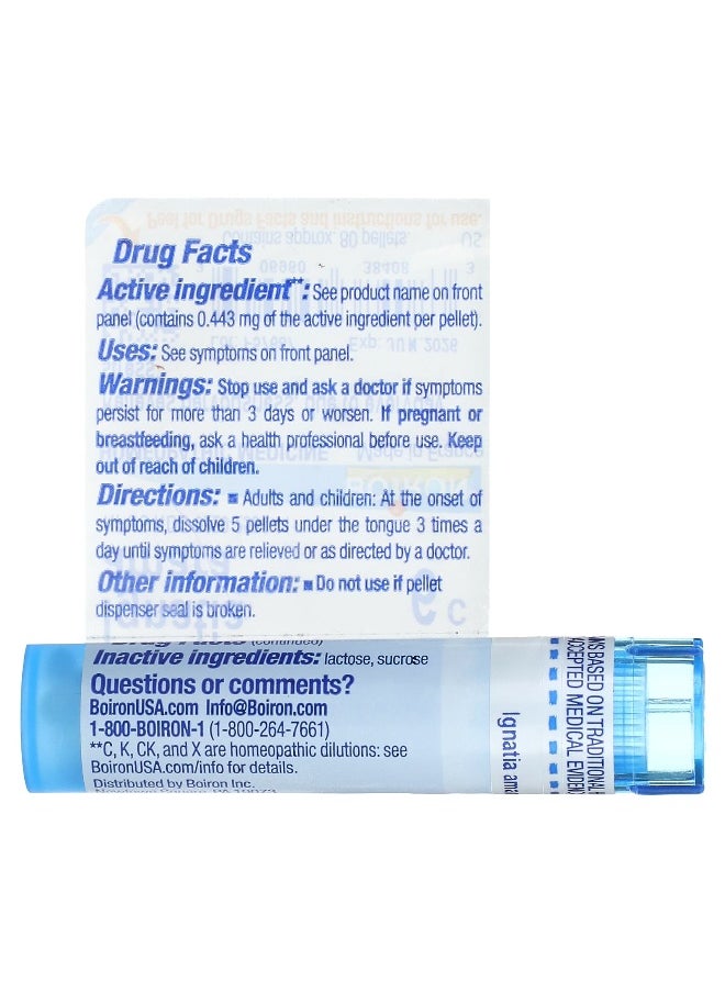 Boiron Boiron, Ignatia Amara, 6C, Stress Remedy, Approx 80 Pellets  - Image 2