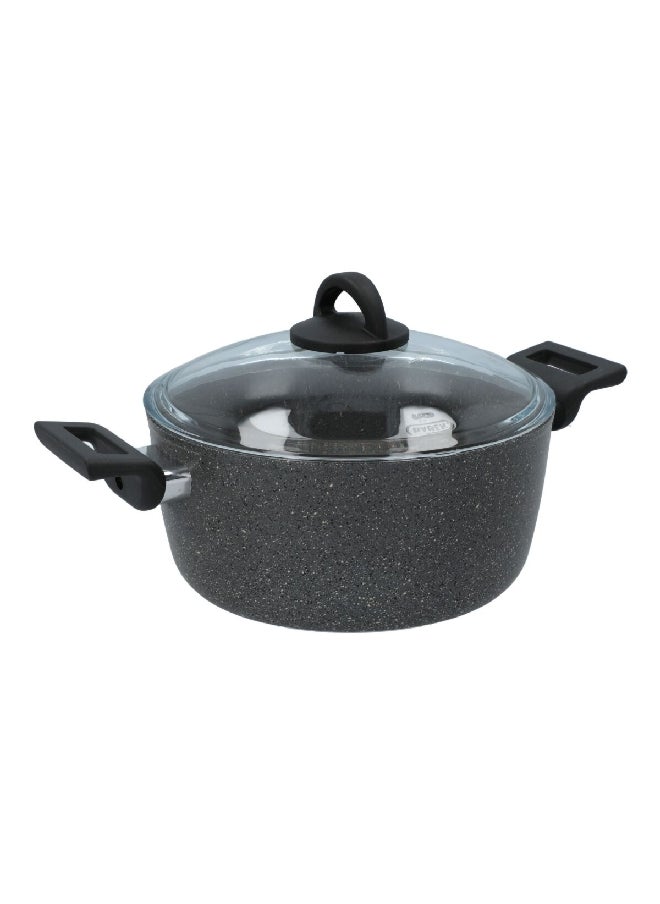 Non-Stick Aluminum Casserole with Lid and Ergonomic Handle Black and Clear 24 cm PW8424 - pzsku/Z2A122DE6901FD51B9E8AZ/45/_/1702136393/93ad1484-e634-4343-89a7-4d3f54578bad