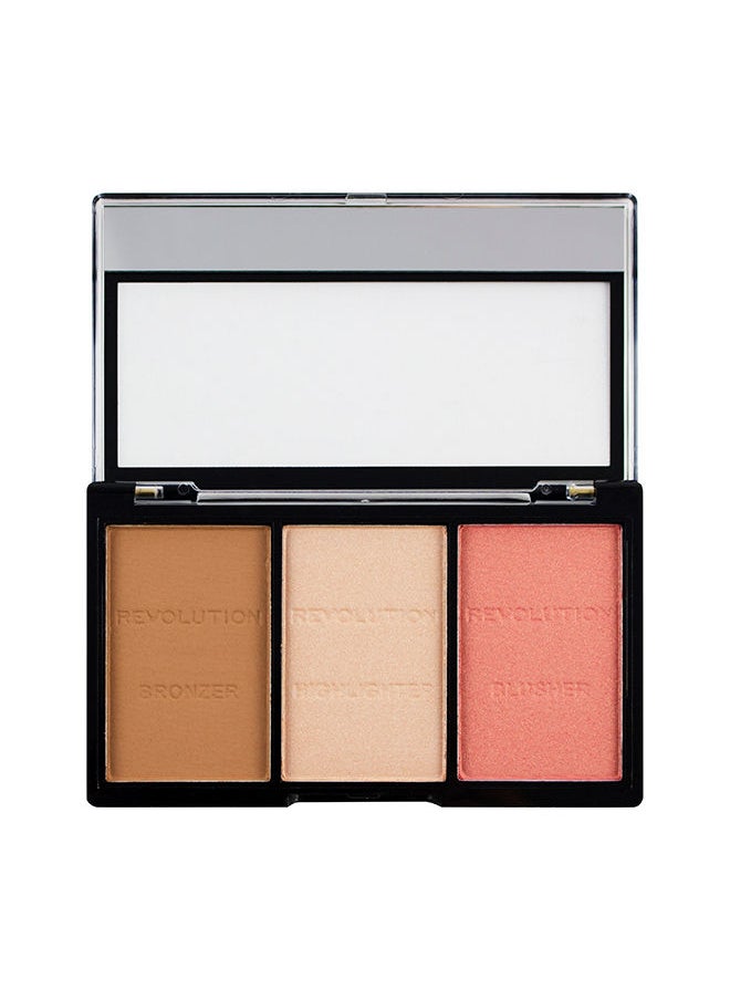REVOLUTION Makeup Revolution Ultra (Sculpt) Brightening Contour Kit Ultra Fair C01  - Image 1
