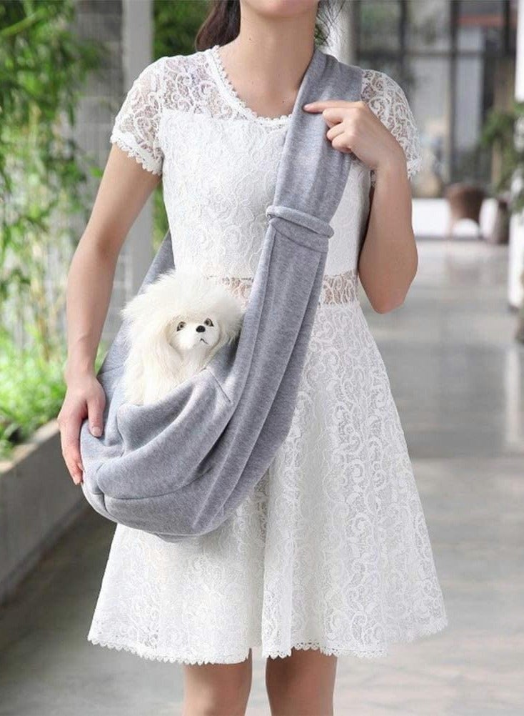 Stylish and Comfortable Sling Carrier Bag for Small Dogs and Cats, Perfect for On-the-Go Pet Owners - Image 5