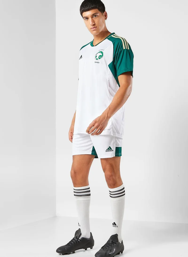 Adidas Saff A Sho White Football Shorts For Men Xs
