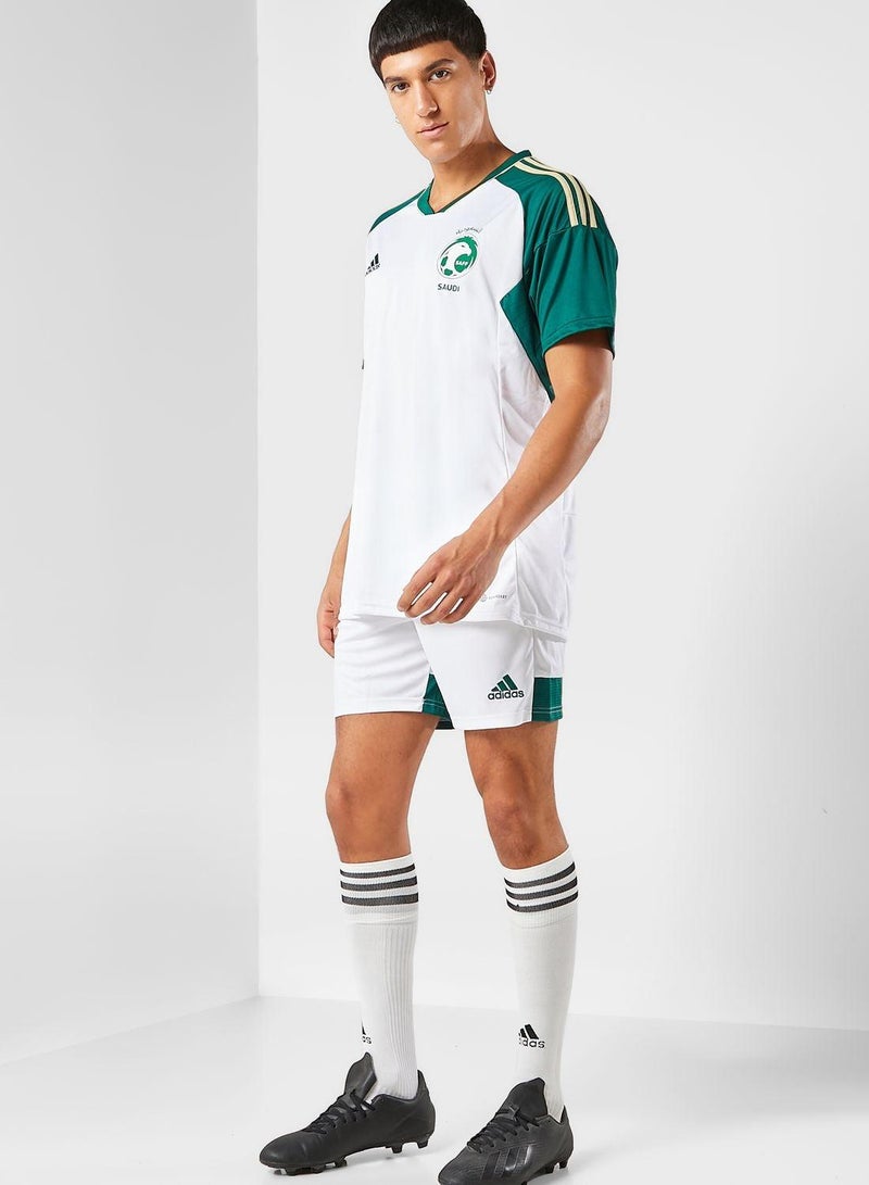 Adidas Saff A Sho White Football Shorts For Men Xs - Image 2