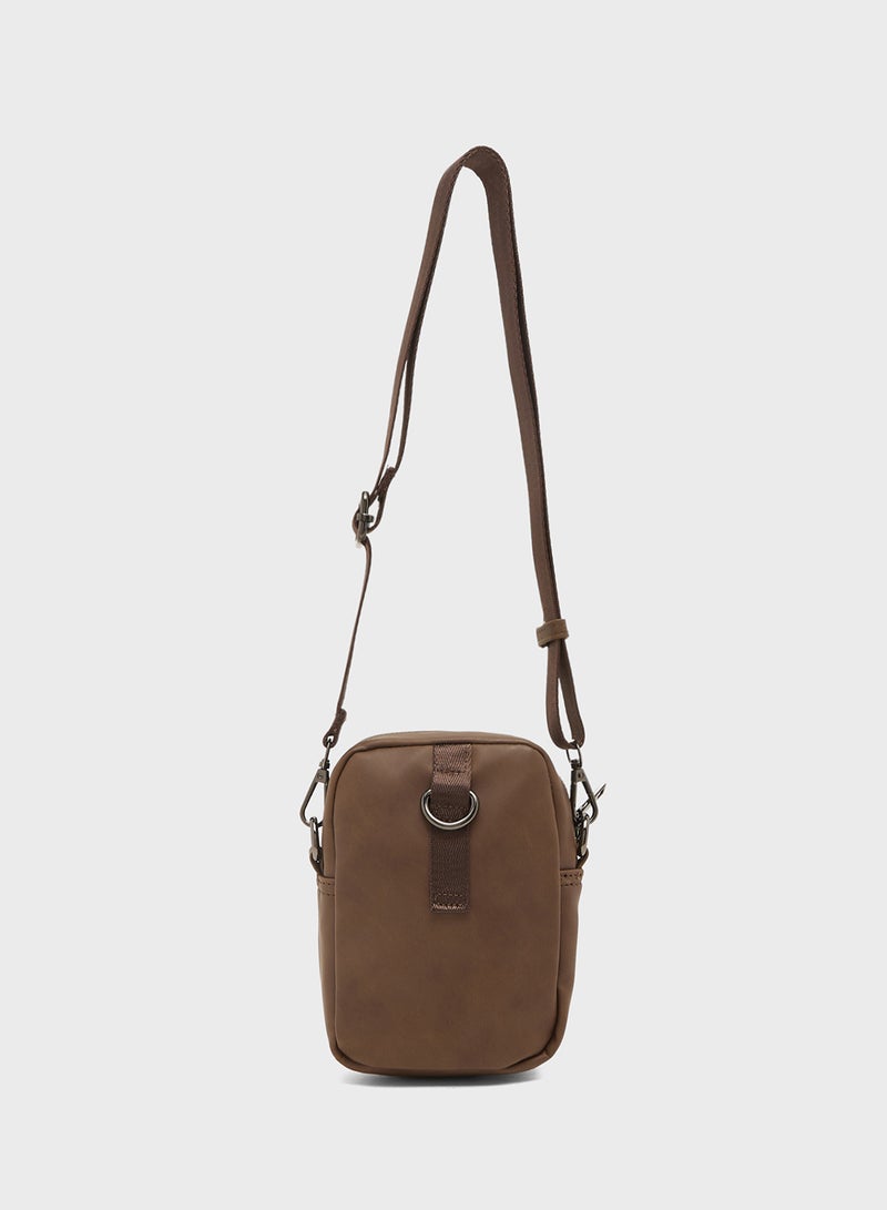 Robert Wood Mini Crossbody Messenger Bag - Image 2